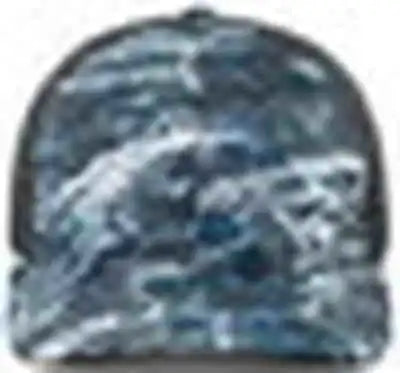 Pacific Headwear 107c Mossy Oak Trucker Snapback - Elements Agua Blackfin Lt Charcoal - Gray / 7’’ 7 7/8’’