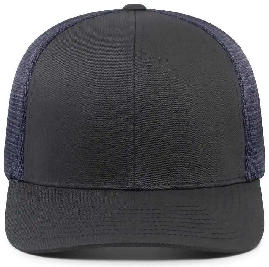Pacific Headwear 110f Trucker Flexfit Snapback Cap - Navy - 7’’ 7 7/8’’