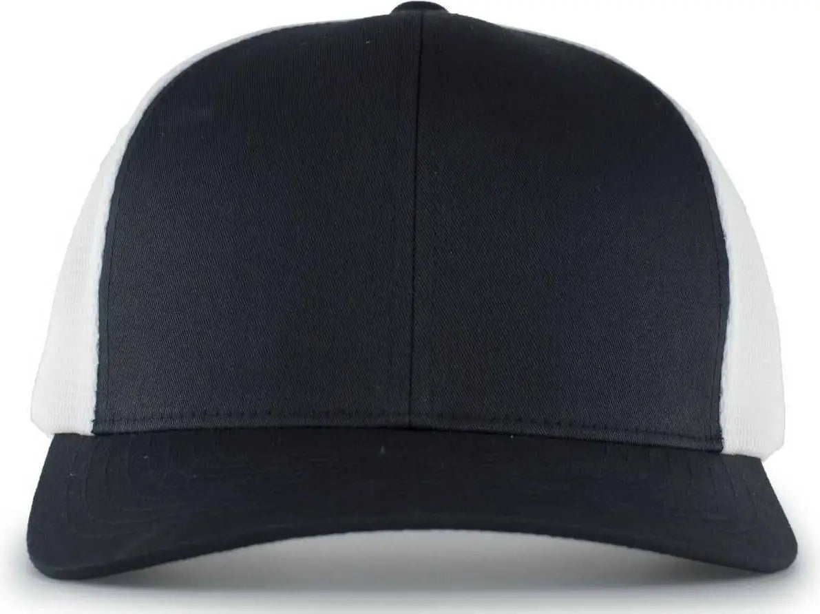 Pacific Headwear 110f Trucker Flexfit Snapback Cap - Navy White - 7’’ - 7 7/8’’