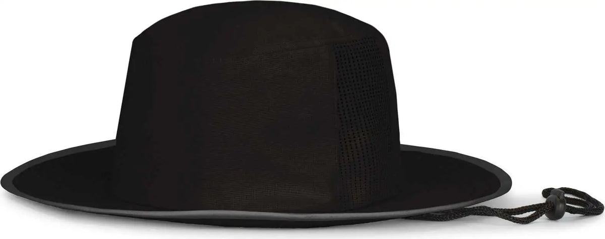 Pacific Headwear 1964b Perforated Legend Boonie - Black Graphite