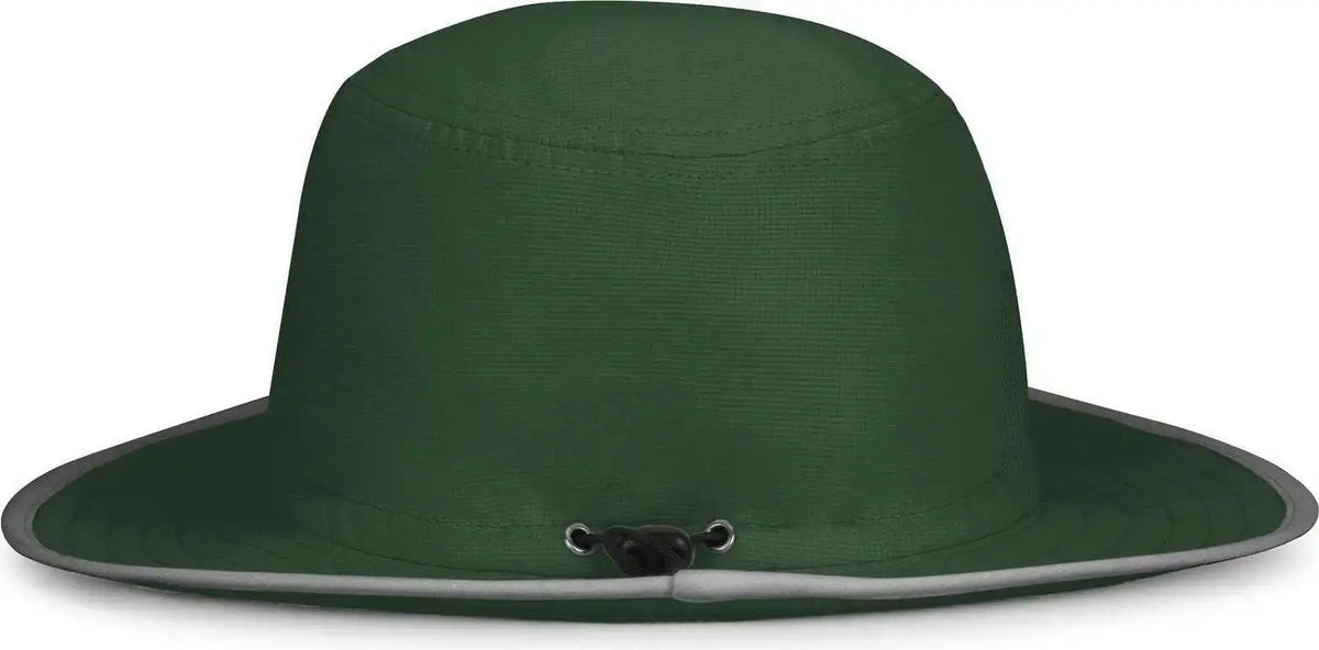 Pacific Headwear 1964b Perforated Legend Boonie - Dark Green Silver - Forest Light Gray / 7’’ 7 7/8’’