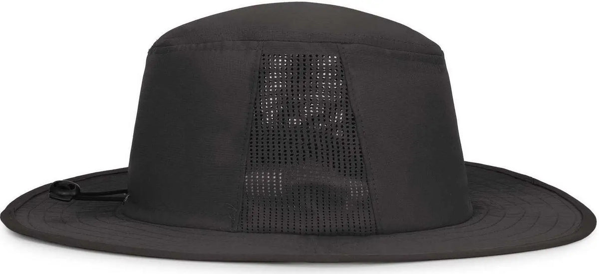 Pacific Headwear 1964b Perforated Legend Boonie - Graphite Black