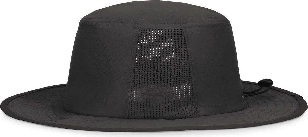 Pacific Headwear 1964b Perforated Legend Boonie - Graphite Black