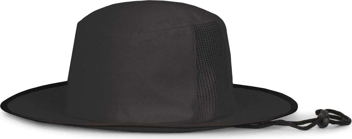 Pacific Headwear 1964b Perforated Legend Boonie - Graphite Black