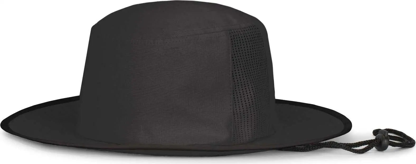 Pacific Headwear 1964b Perforated Legend Boonie - Graphite Black