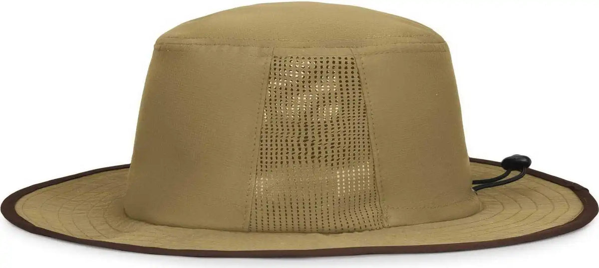 Pacific Headwear 1964b Perforated Legend Boonie - Khaki Brown - 7’’ 7 7/8’’