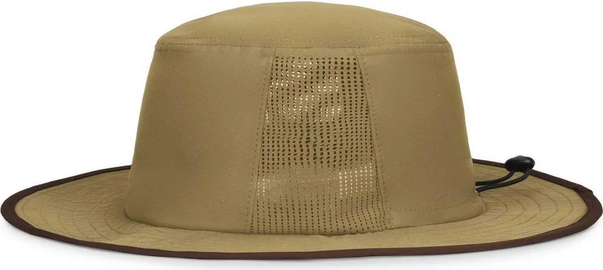 Pacific Headwear 1964b Perforated Legend Boonie - Khaki Brown - 7’’ 7 7/8’’