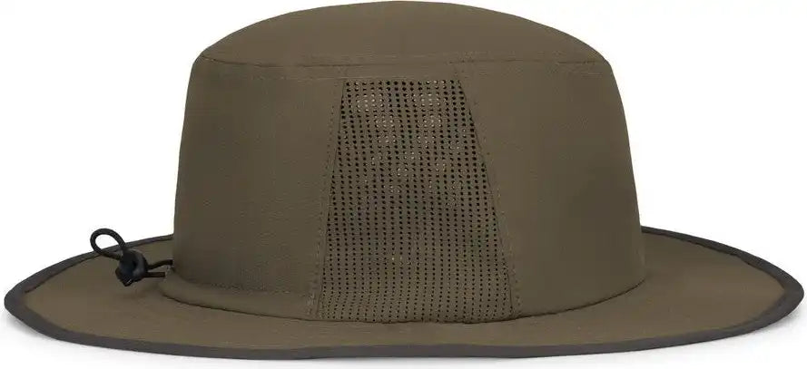 Pacific Headwear 1964b Perforated Legend Boonie - Loden Graphite - Dark Gray / 7’’ 7 7/8’’