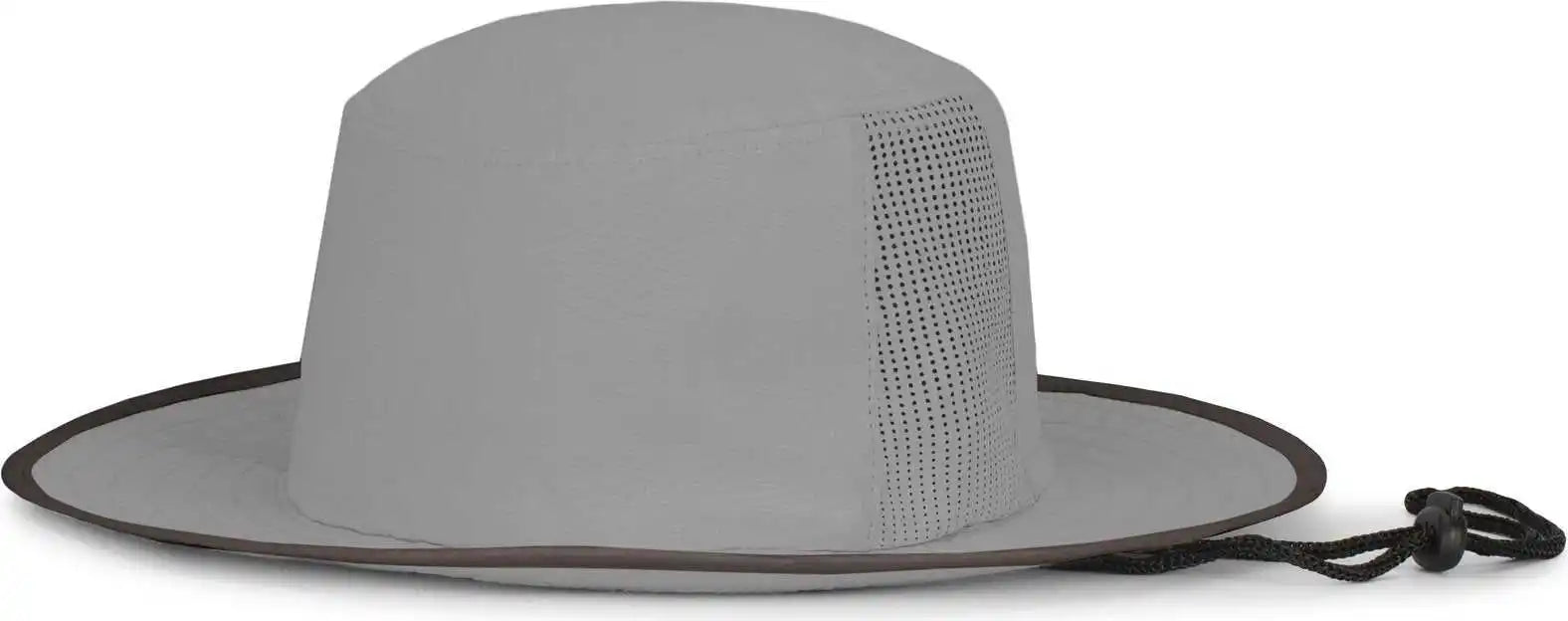 Pacific Headwear 1964b Perforated Legend Boonie - Silver Graphite - Light Gary Dark Gray / 7’’ 7 7/8’’