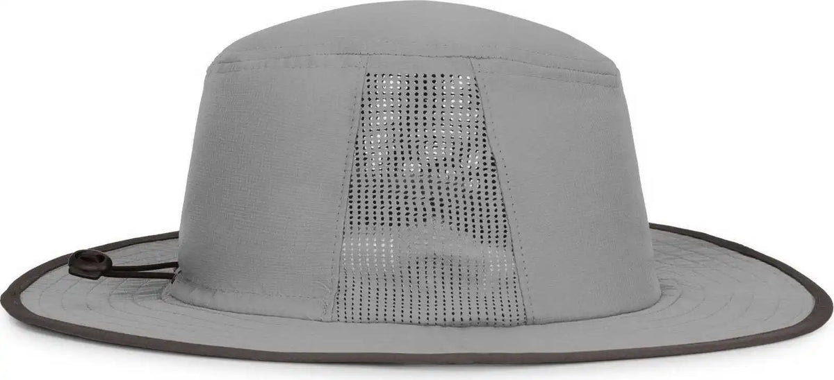 Pacific Headwear 1964b Perforated Legend Boonie Silver Graphite Light Gary Dark Gray / 7’’ 7 7/8’’