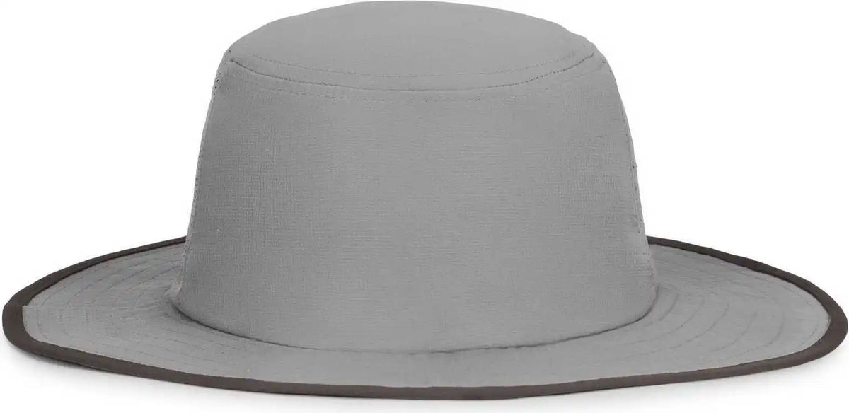 Pacific Headwear 1964b Perforated Legend Boonie Silver Graphite Light Gary Dark Gray / 7’’ 7 7/8’’