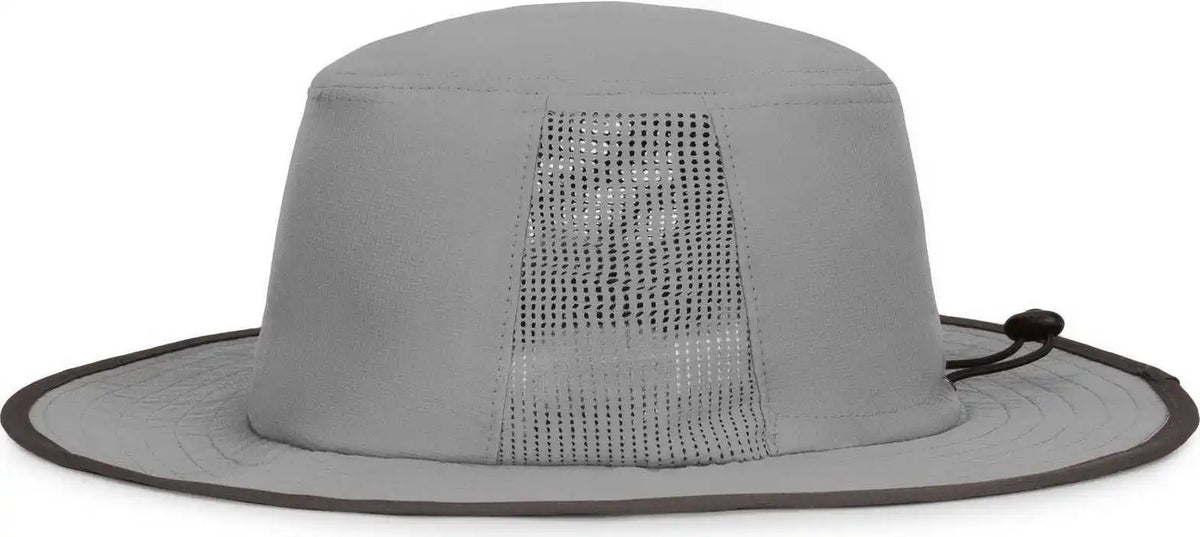 Pacific Headwear 1964b Perforated Legend Boonie Silver Graphite Light Gary Dark Gray / 7’’ 7 7/8’’