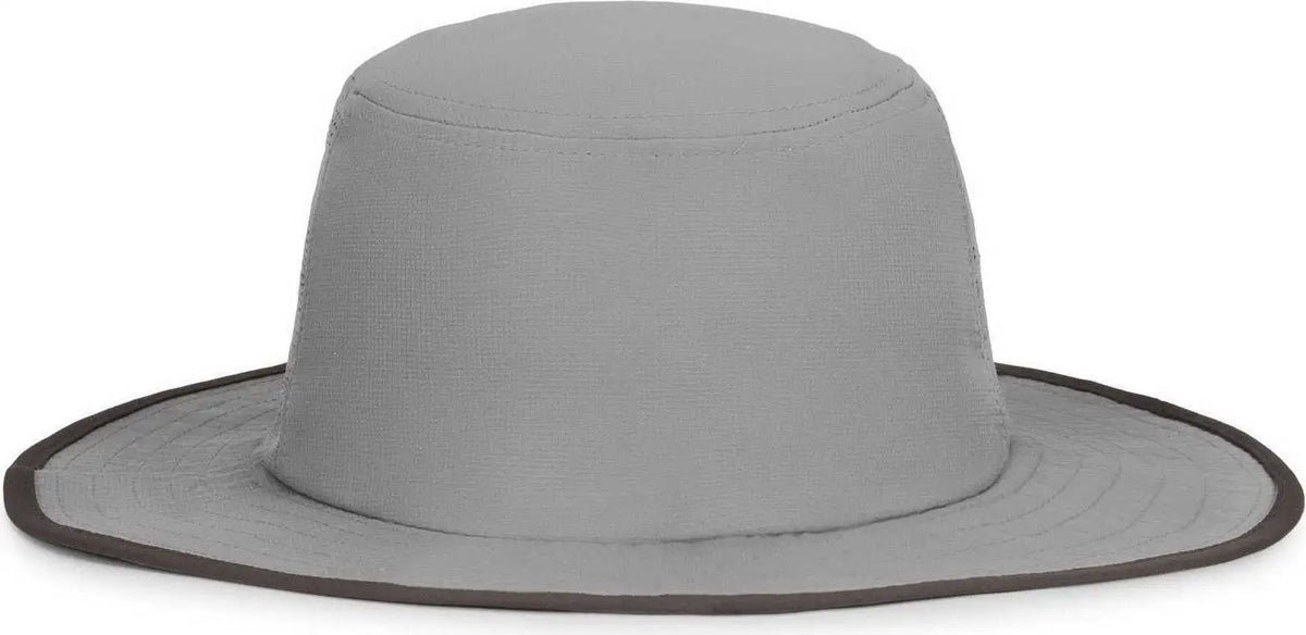 Pacific Headwear 1964b Perforated Legend Boonie - Silver Graphite - Light Gary Dark Gray / 7’’ 7 7/8’’