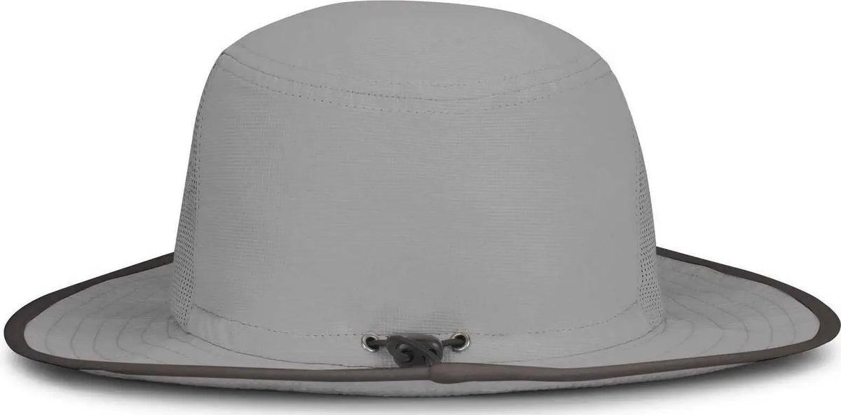 Pacific Headwear 1964b Perforated Legend Boonie - Silver Graphite - Light Gary Dark Gray / 7’’ 7 7/8’’