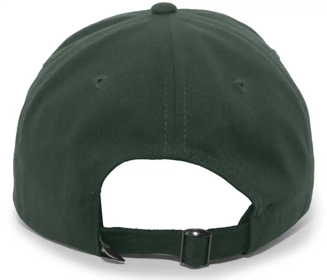 Pacific Headwear 201c Brushed Cotton Twill Buckle Back Cap Hunter Forest / 7’’ 7 7/8’’