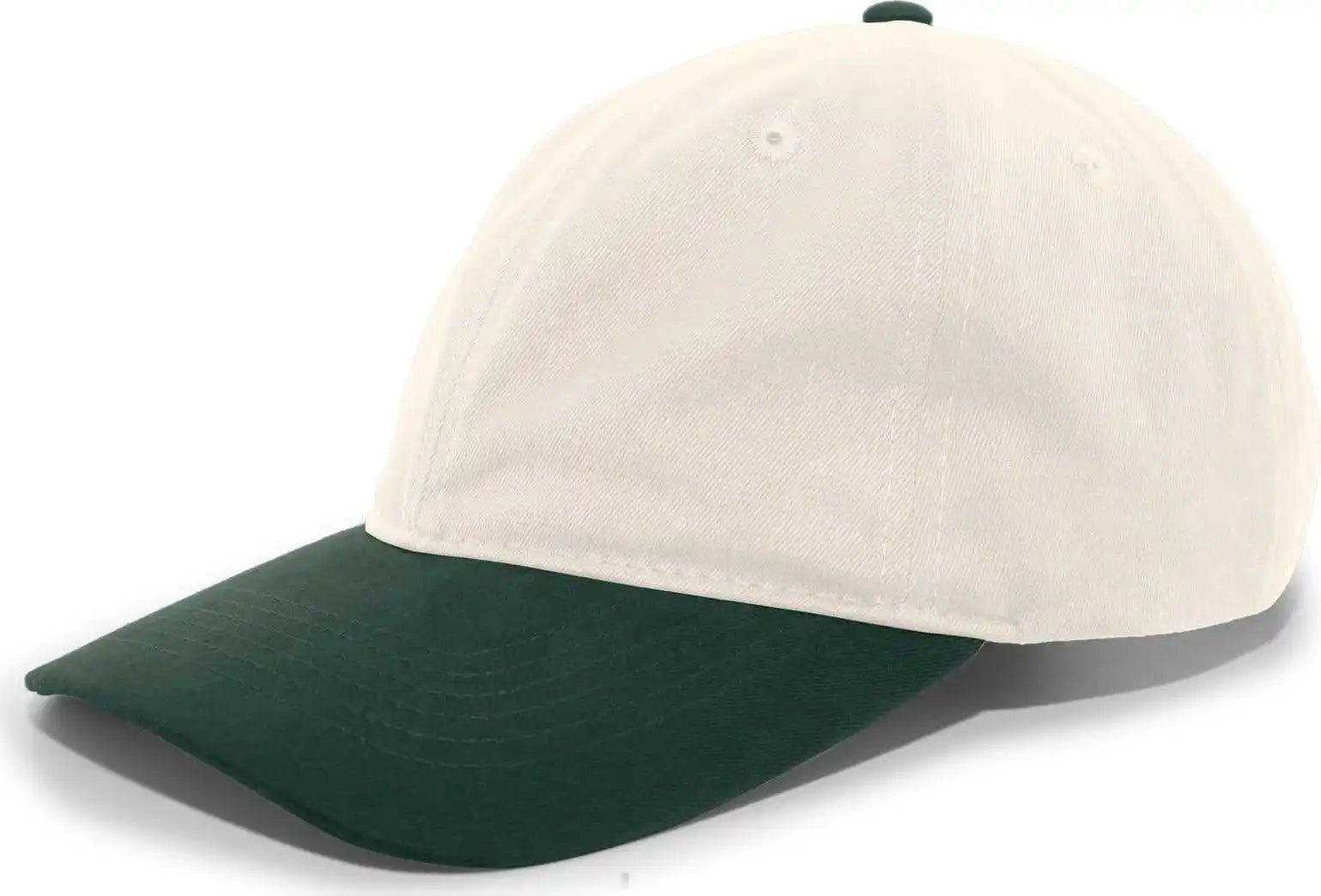 Pacific Headwear 201c Brushed Cotton Twill Buckle Back Cap - Khaki Hunter - Forest / 7’’ - 7 7/8’’