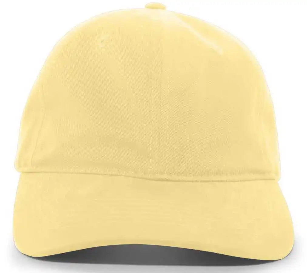 Pacific Headwear 201c Brushed Cotton Twill Buckle Back Cap - Mustard - Yellow / 7’’ - 7 7/8’’