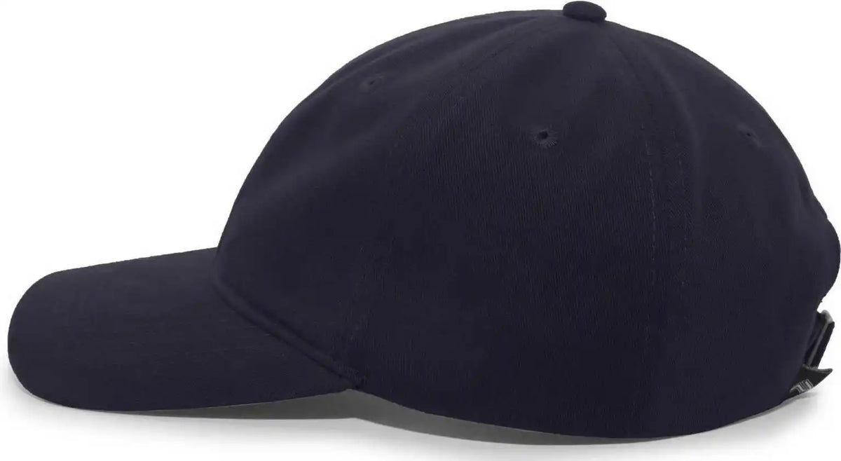 Pacific Headwear 201c Brushed Cotton Twill Buckle Back Cap Navy / 7’’ 7 7/8’’