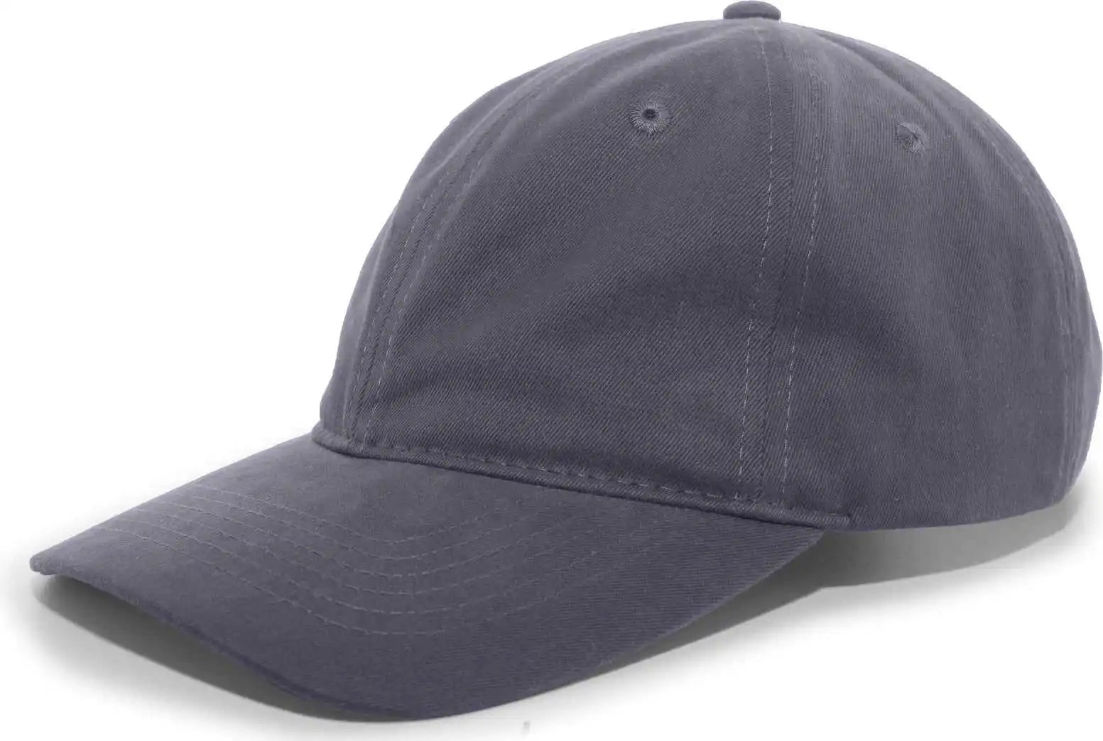 Pacific Headwear 201c Brushed Cotton Twill Buckle Strap Adjustable Cap - Graphite - 7’’ - 7 7/8’’