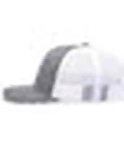 Pacific Headwear 210c Melange Heather Low-profile Trucker - Grey White - 7’’ - 7 7/8’’