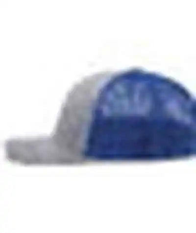 Pacific Headwear 210c Melange Heather Low Profile Trucker Grey Royal / 7’’ 7 7/8’’