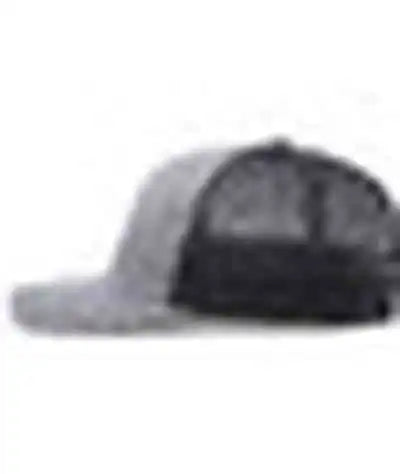 Pacific Headwear 210c Melange Heather Low-profile Trucker - Grey Navy - 7’’ - 7 7/8’’