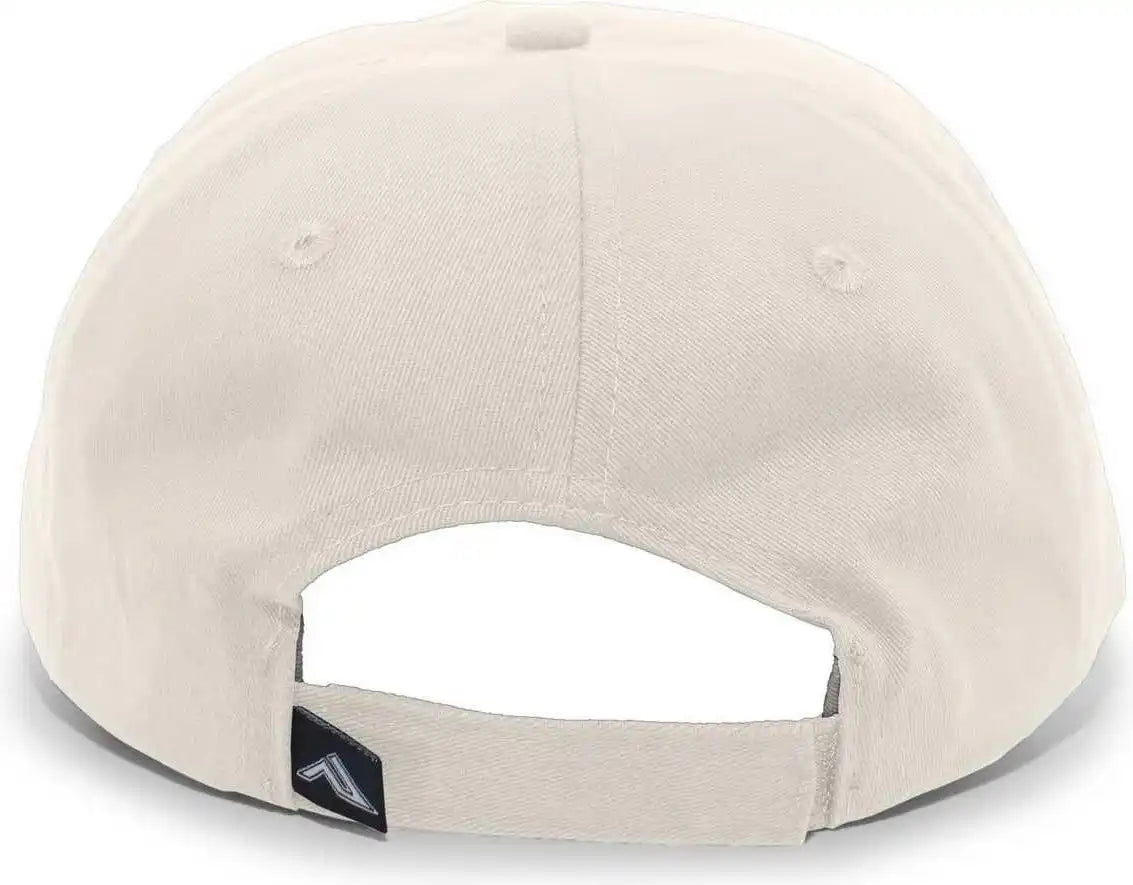 Pacific Headwear 220c Brushed Cotton Twill Hook and Loop Adjustable Cap Stone / 7’’ 7 7/8’’