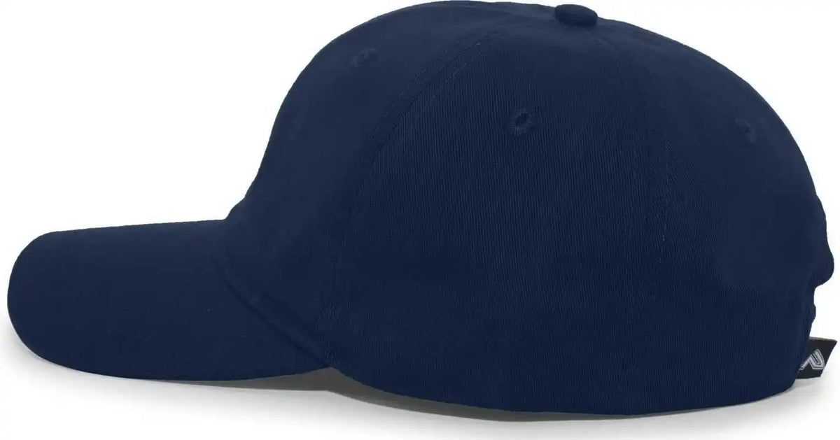 Pacific Headwear 220c Brushed Cotton Twill Hook-and-loop Adjustable Cap - Navy - 7’’ - 7 7/8’’