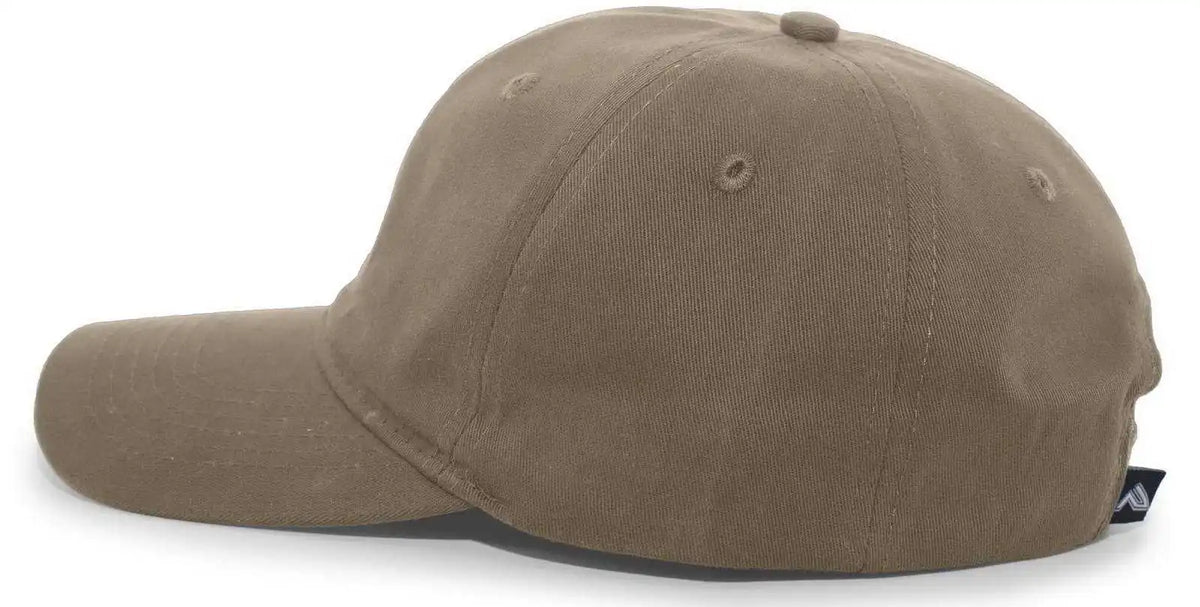Pacific Headwear 220c Brushed Cotton Twill Hook-and-loop Adjustable Cap - Bedrock - 7’’ - 7 7/8’’
