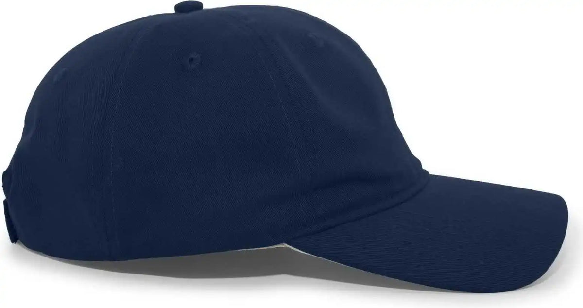 Pacific Headwear 220c Brushed Cotton Twill Hook-and-loop Adjustable Cap - Navy - 7’’ - 7 7/8’’