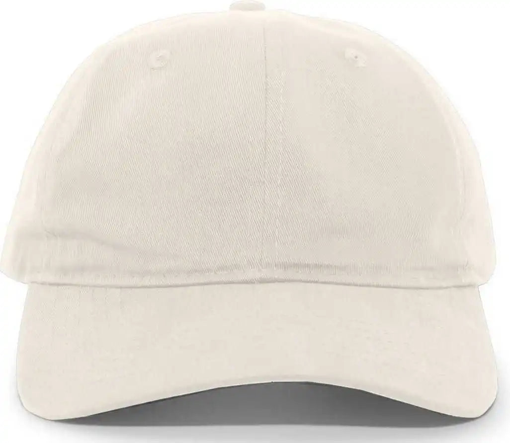 Pacific Headwear 220c Brushed Cotton Twill Hook and Loop Adjustable Cap Stone / 7’’ 7 7/8’’