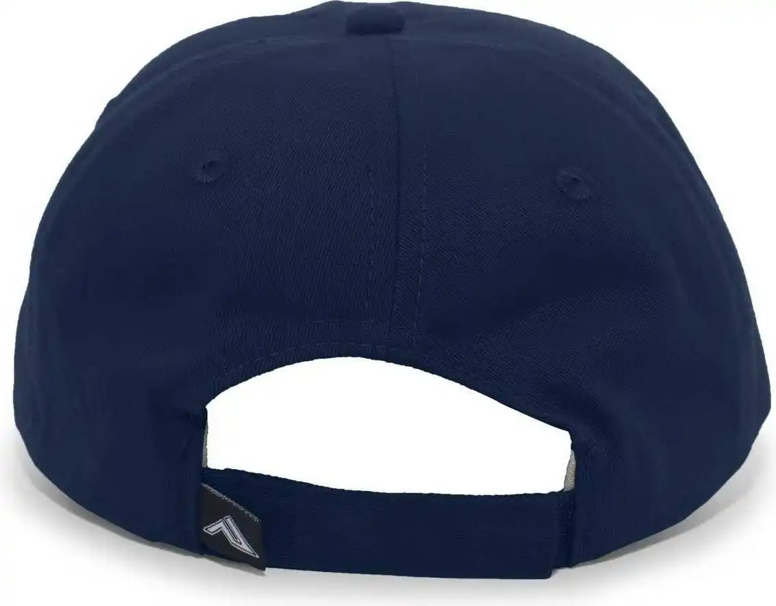 Pacific Headwear 220c Brushed Cotton Twill Hook-and-loop Adjustable Cap - Navy - 7’’ - 7 7/8’’