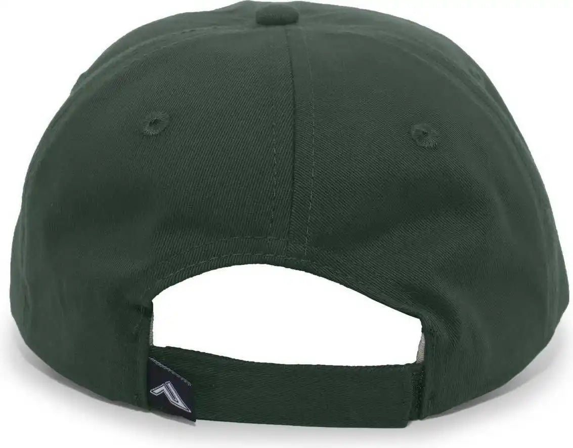 Pacific Headwear 220c Brushed Cotton Twill Hook-and-loop Cap - Hunter - Forest / 7’’ - 7 7/8’’