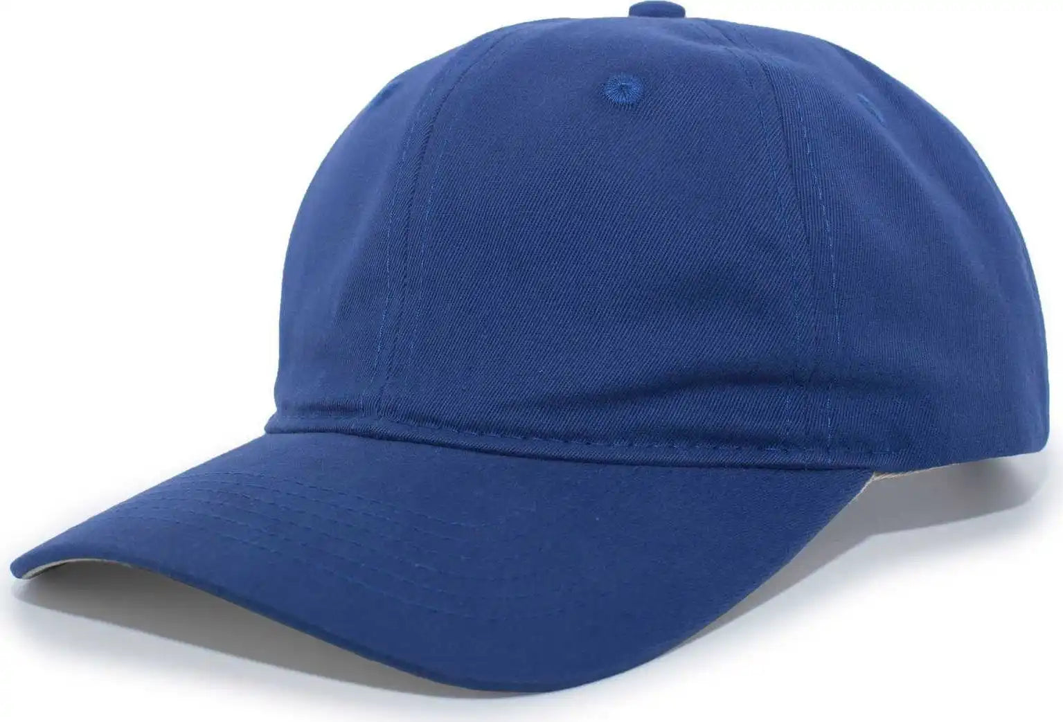 Pacific Headwear 220c Brushed Cotton Twill Hook-and-loop Cap - Royal - 7’’ - 7 7/8’’