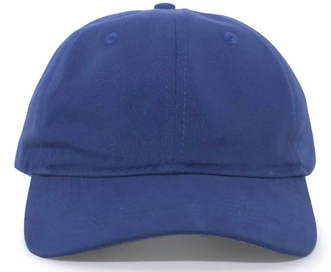 Pacific Headwear 220c Brushed Cotton Twill Hook-and-loop Cap - Royal - 7’’ - 7 7/8’’