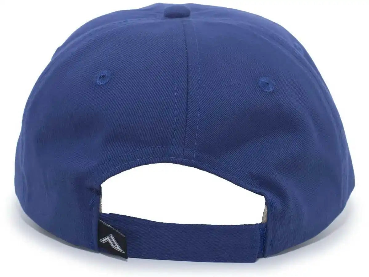Pacific Headwear 220c Brushed Cotton Twill Hook-and-loop Cap - Royal - 7’’ - 7 7/8’’