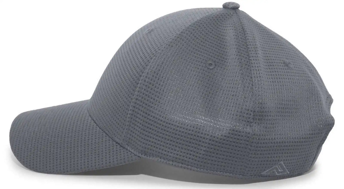 Pacific Headwear 285c Air-tech Performance Hook-and-loop Cap - Graphite - Dark Gray / 7’’ - 7 7/8’’