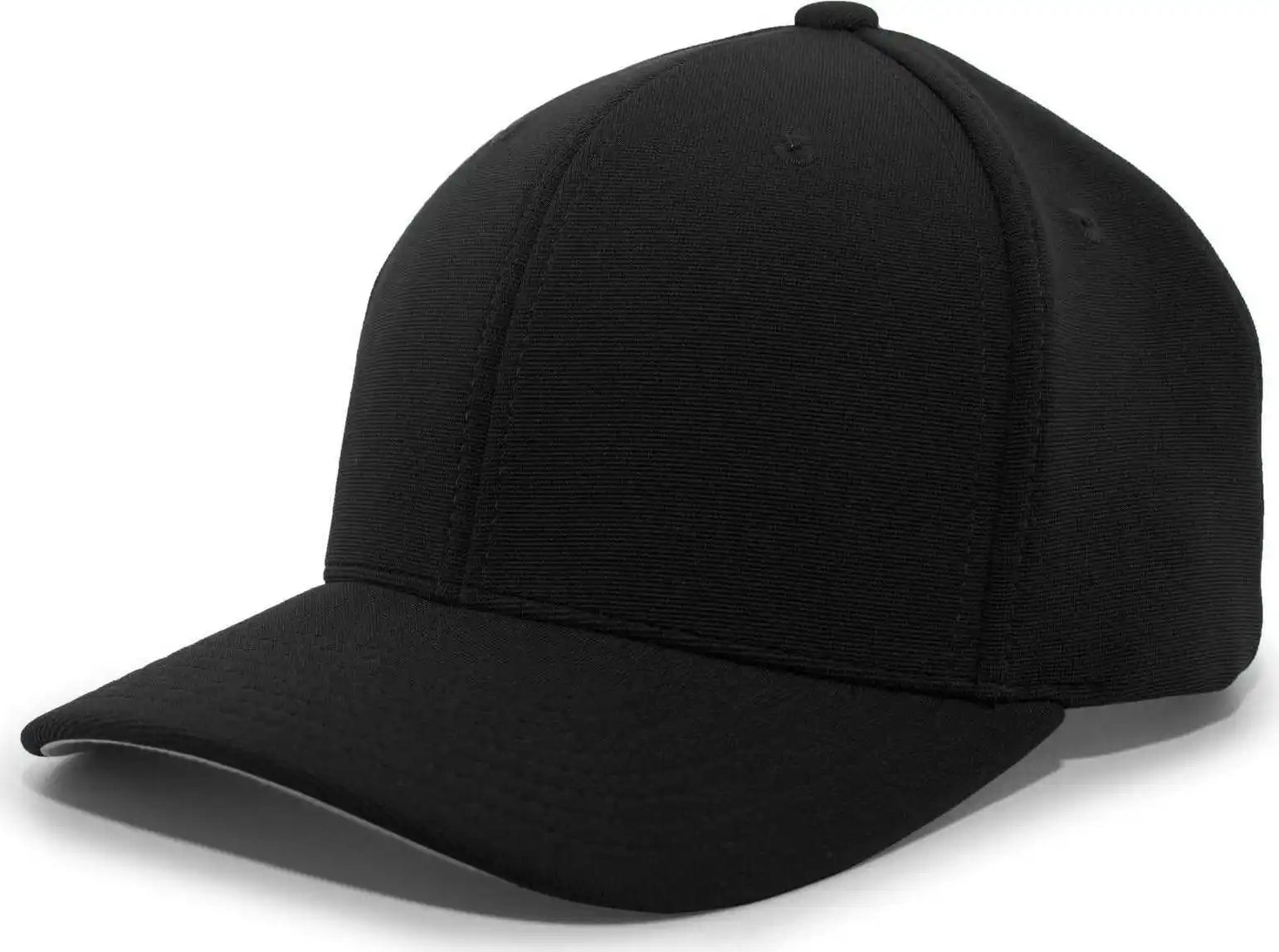 Pacific Headwear 298m M2 Performance Hook-and-loop Cap - Black - 6 1/2’’ - 7’’