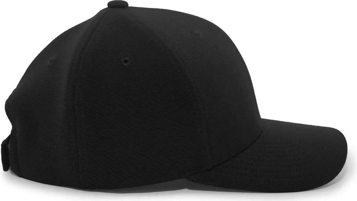 Pacific Headwear 298m M2 Performance Hook and Loop Cap Black