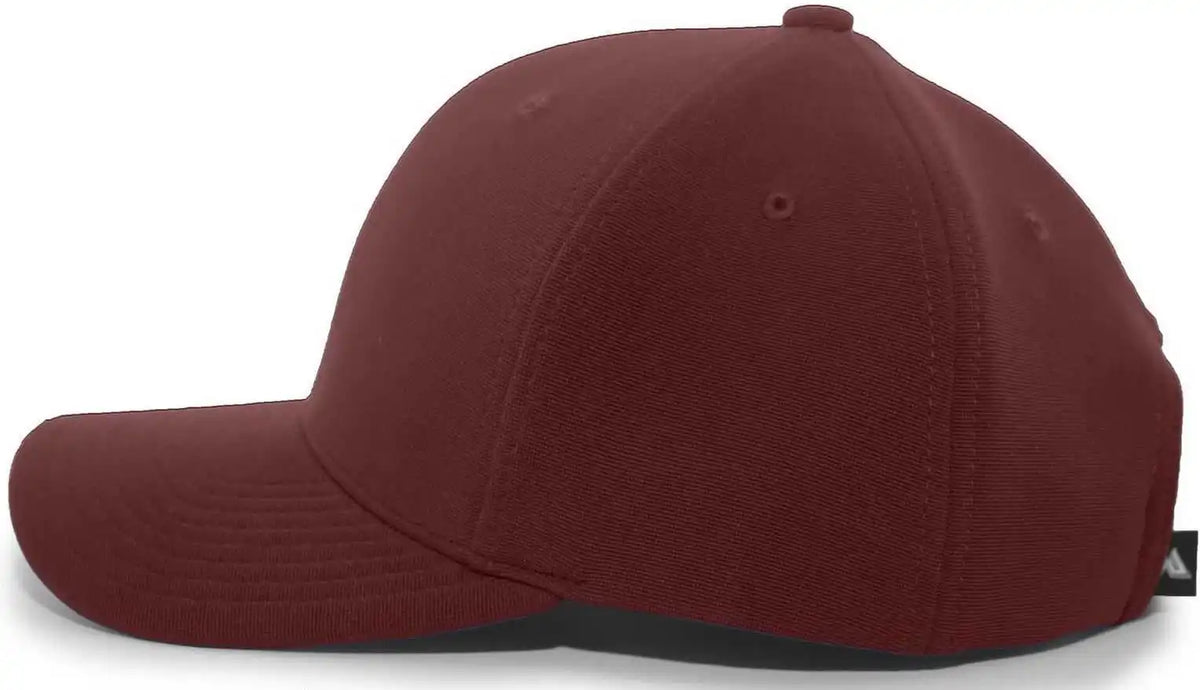 Pacific Headwear 298m M2 Performance Hook and Loop Cap Maroon