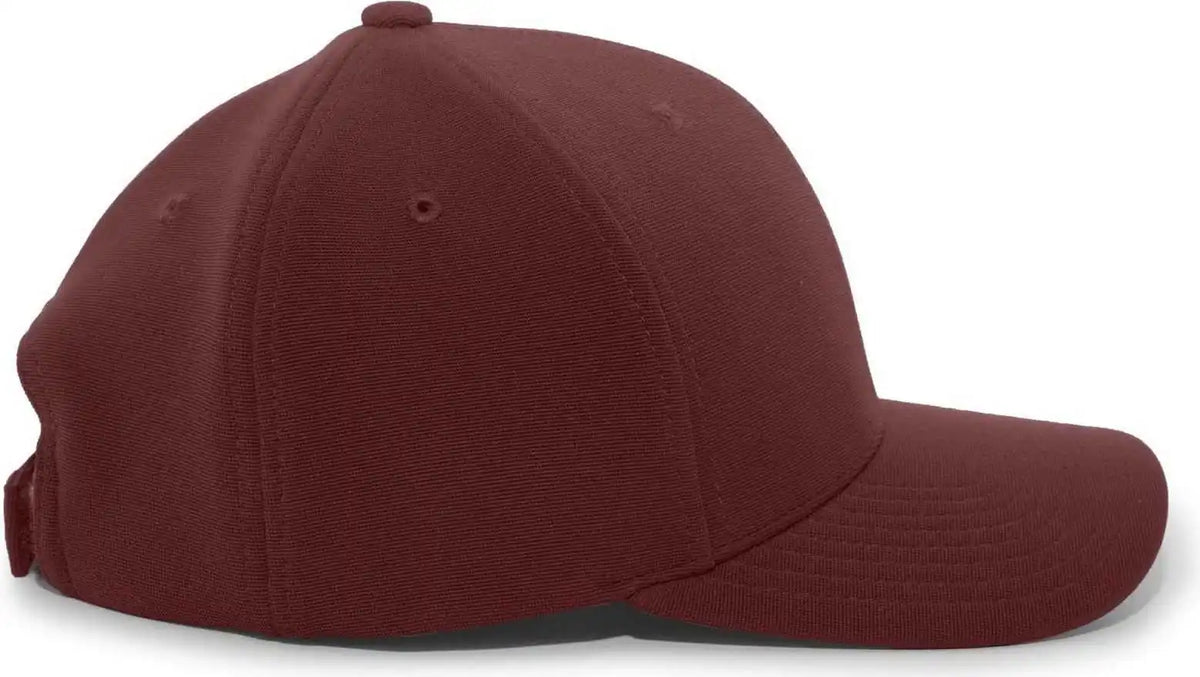 Pacific Headwear 298m M2 Performance Hook and Loop Cap Maroon