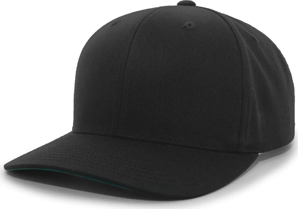 Pacific Headwear 302c Cotton Blend Hook-and-loop Cap - Black - 6 1/2’’ - 7’’