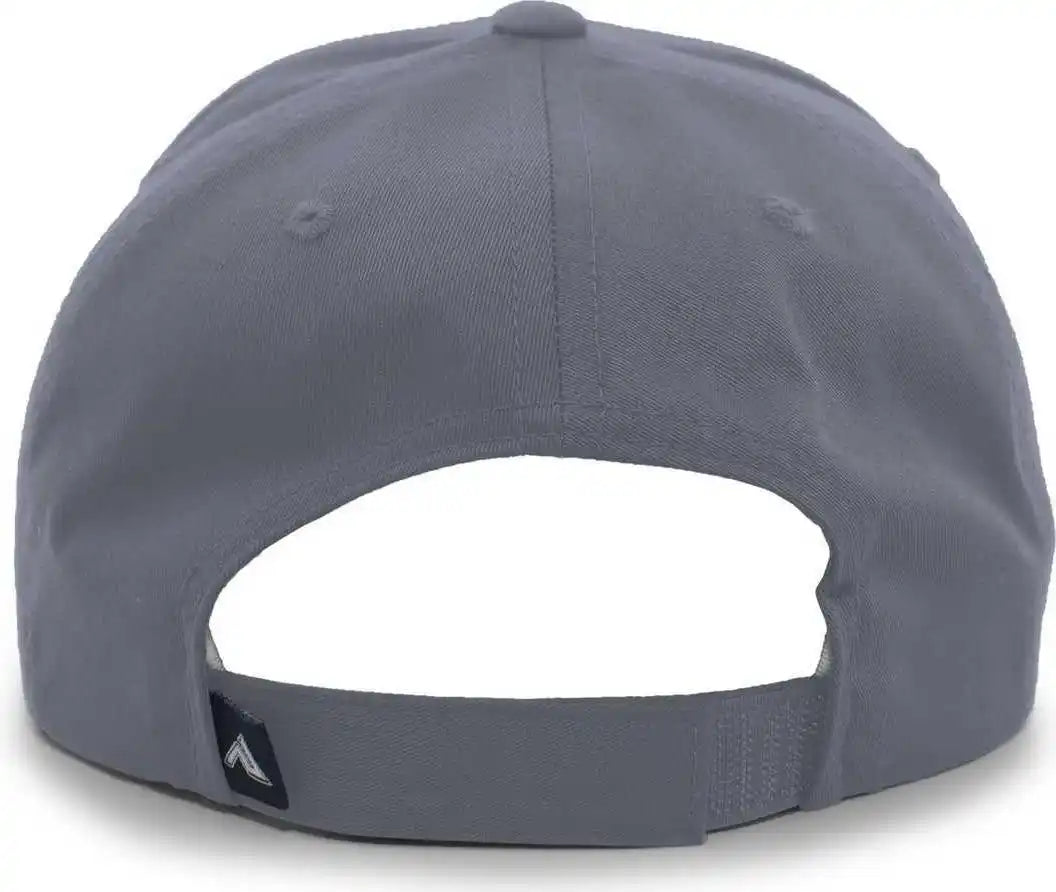 Pacific Headwear 302c Cotton Blend Hook and Loop Cap Graphite
