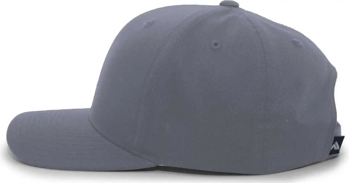 Pacific Headwear 302c Cotton Blend Hook and Loop Cap Graphite