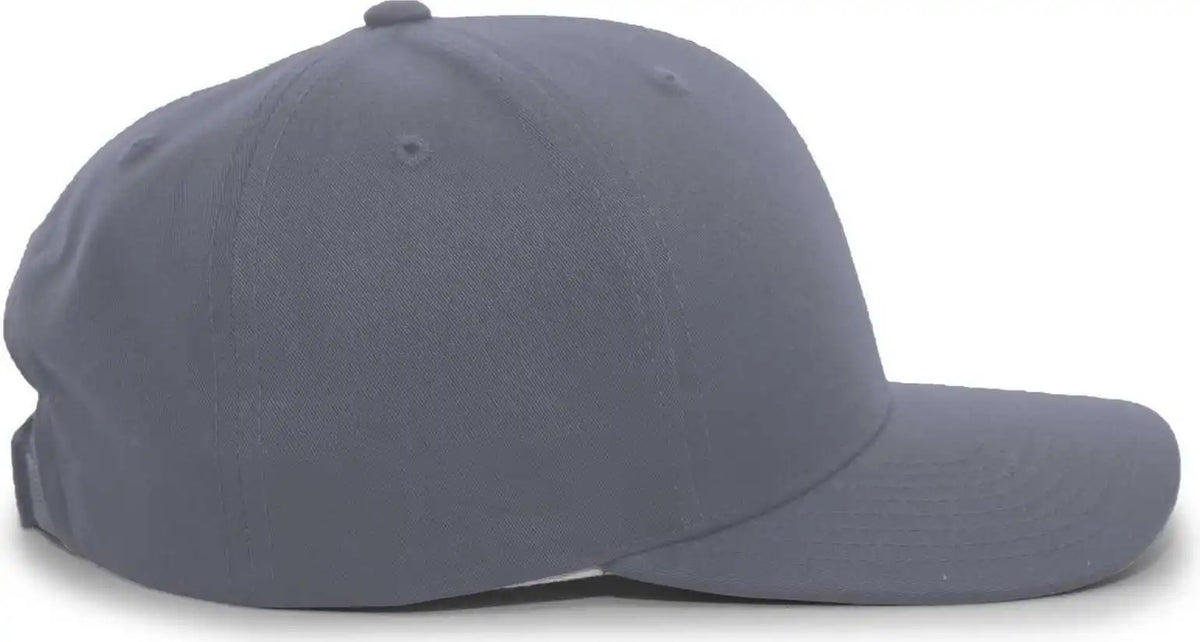 Pacific Headwear 302c Cotton Blend Hook and Loop Cap Graphite