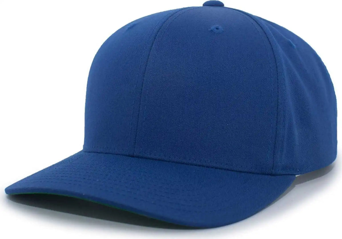 Pacific Headwear 302c Cotton Blend Hook and Loop Cap Royal / 6 1/2’’ 7’’