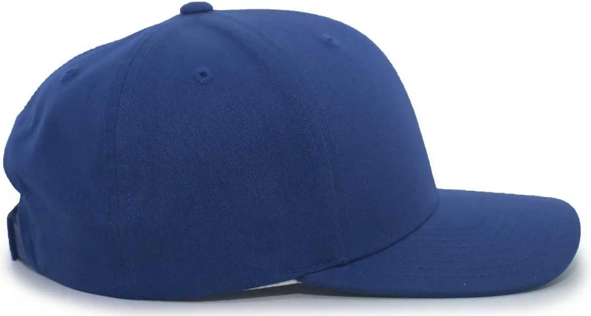 Pacific Headwear 302c Cotton Blend Hook and Loop Cap Royal