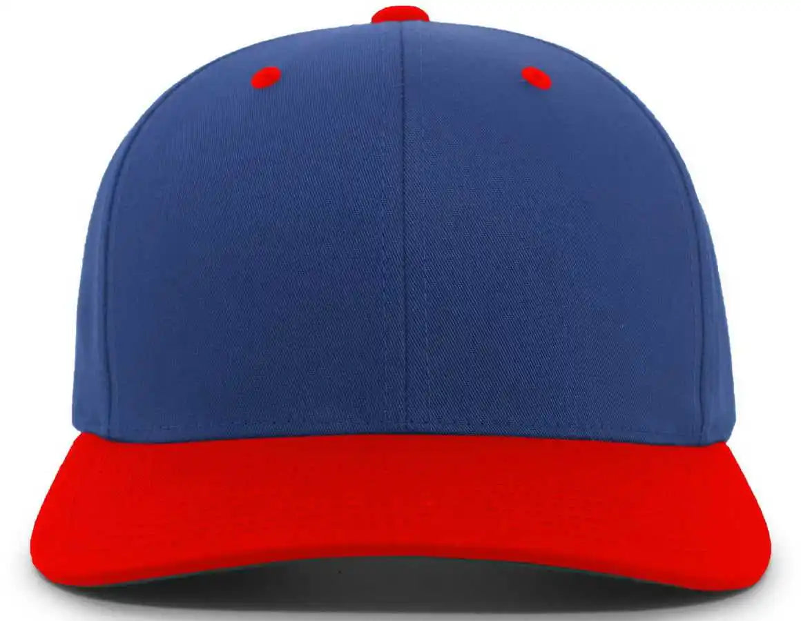 Pacific Headwear 302c Cotton Blend Hook and Loop Cap Royal Red