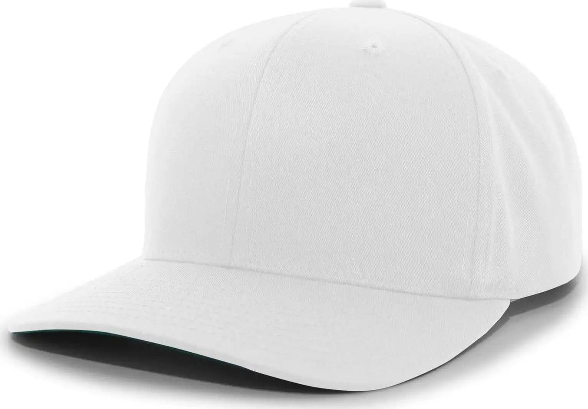 Pacific Headwear 302c Cotton Blend Hook and Loop Cap White / 6 1/2’’ 7’’