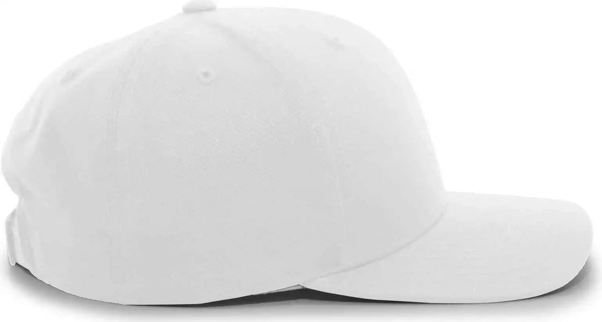 Pacific Headwear 302c Cotton Blend Hook and Loop Cap White